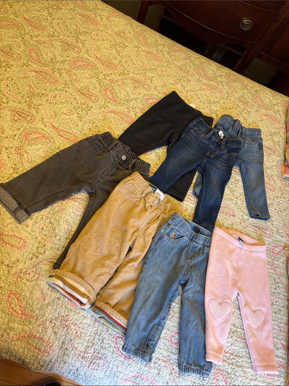 Mixed Kids Bottoms Pack — Includes Pink, Blue, Tan, Gray, Black